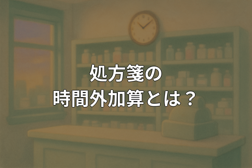処方箋の時間外加算とは？料金や対象時間をわかりやすく解説