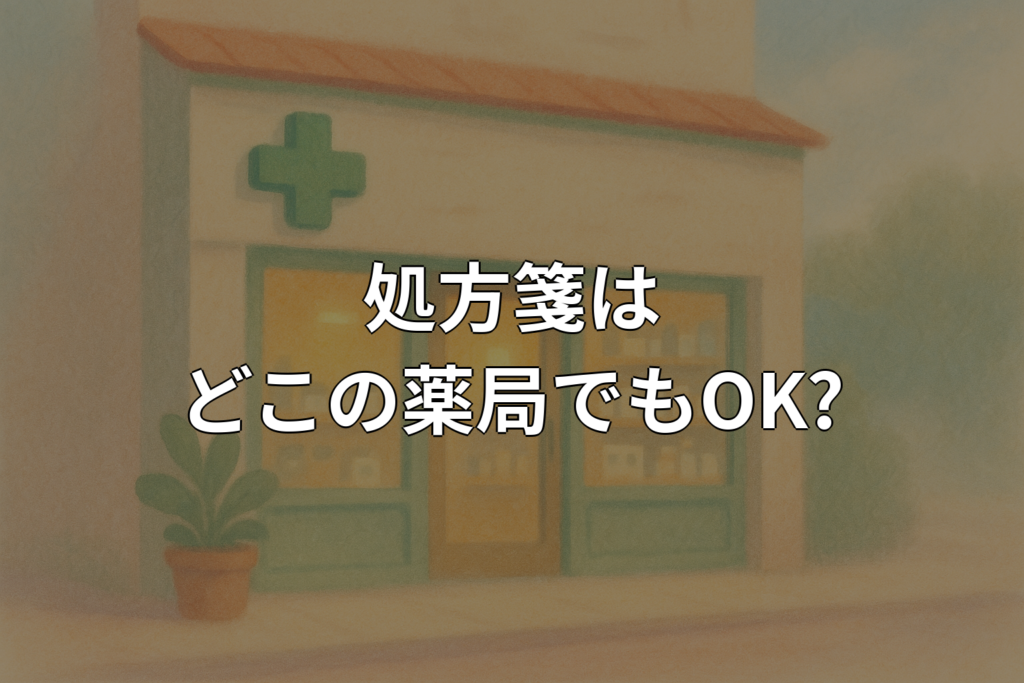 処方箋はどこの薬局でもいい?選び方と注意点を解説