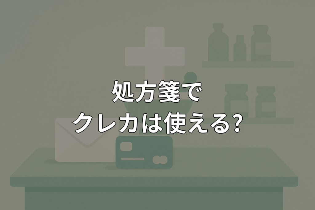 処方箋でクレカは使える？支払い方法と注意点を解説