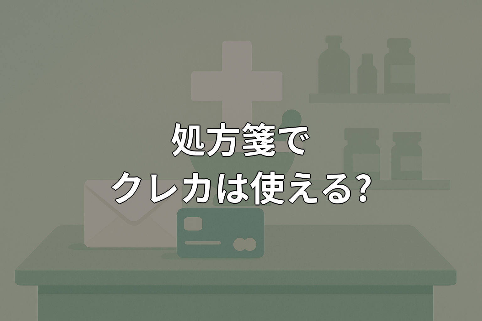 処方箋でクレカは使える？支払い方法と注意点を解説