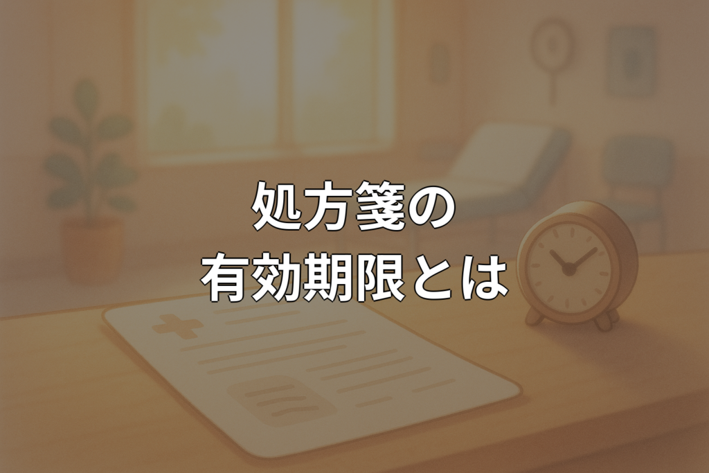 処方箋の有効期限は何日？過ぎた時の対処法も解説