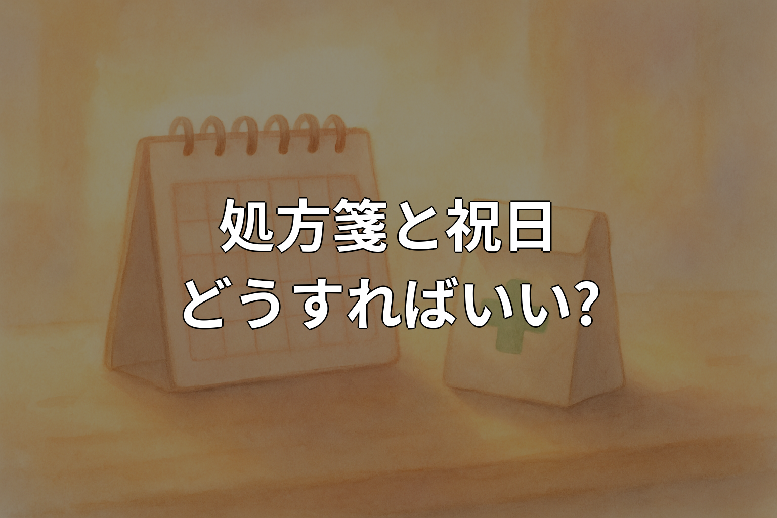処方箋は祝日でも使える?有効期限と対処法を解説