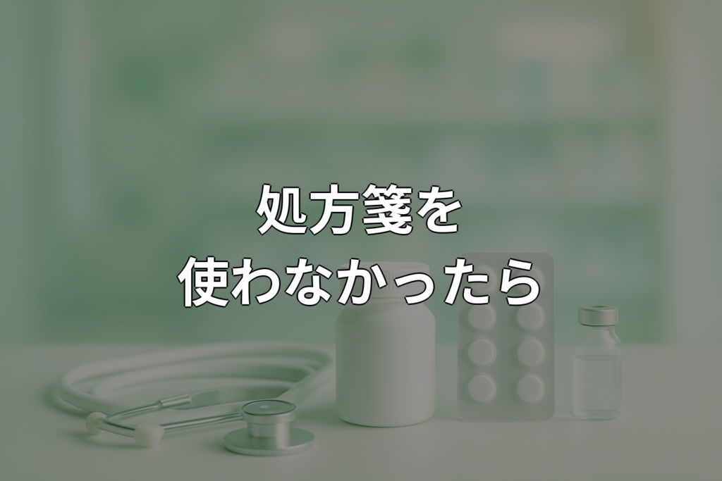 処方箋を使わなかったらどうなる？期限や対処法を解説