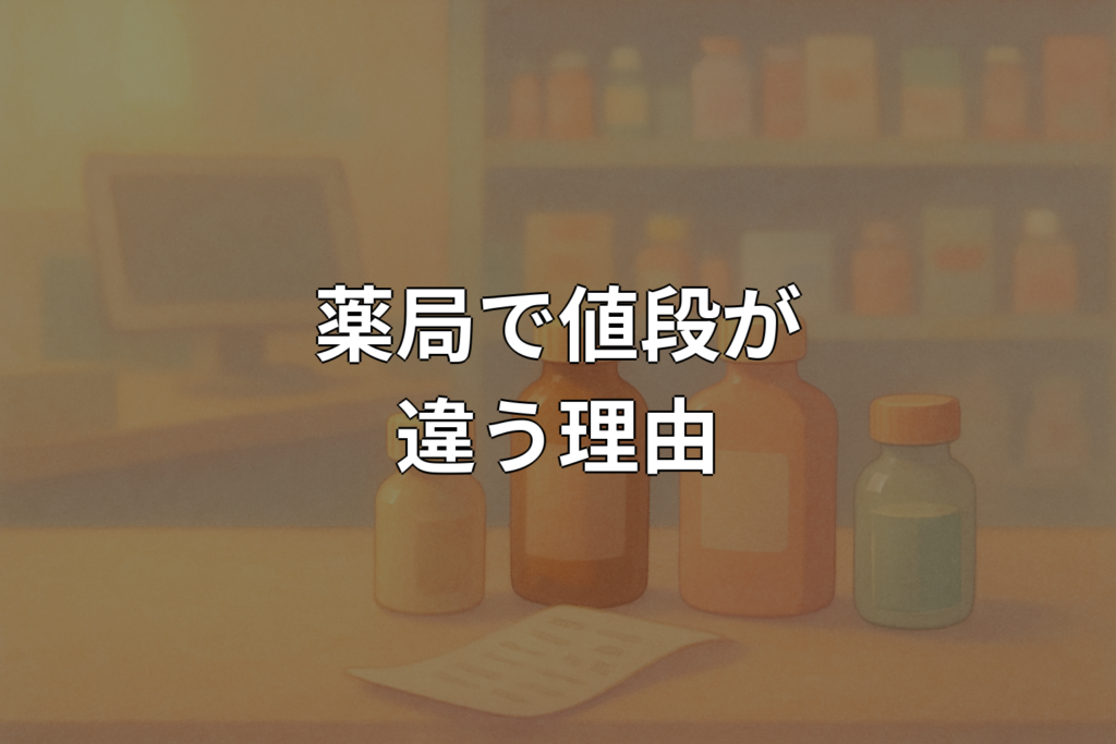 処方箋の値段が薬局で違う理由と賢い選び方を解説